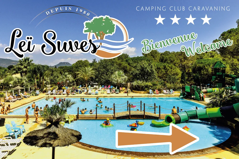 EBCD Signalétique Camping -panneau entrée - LEI-SUVES